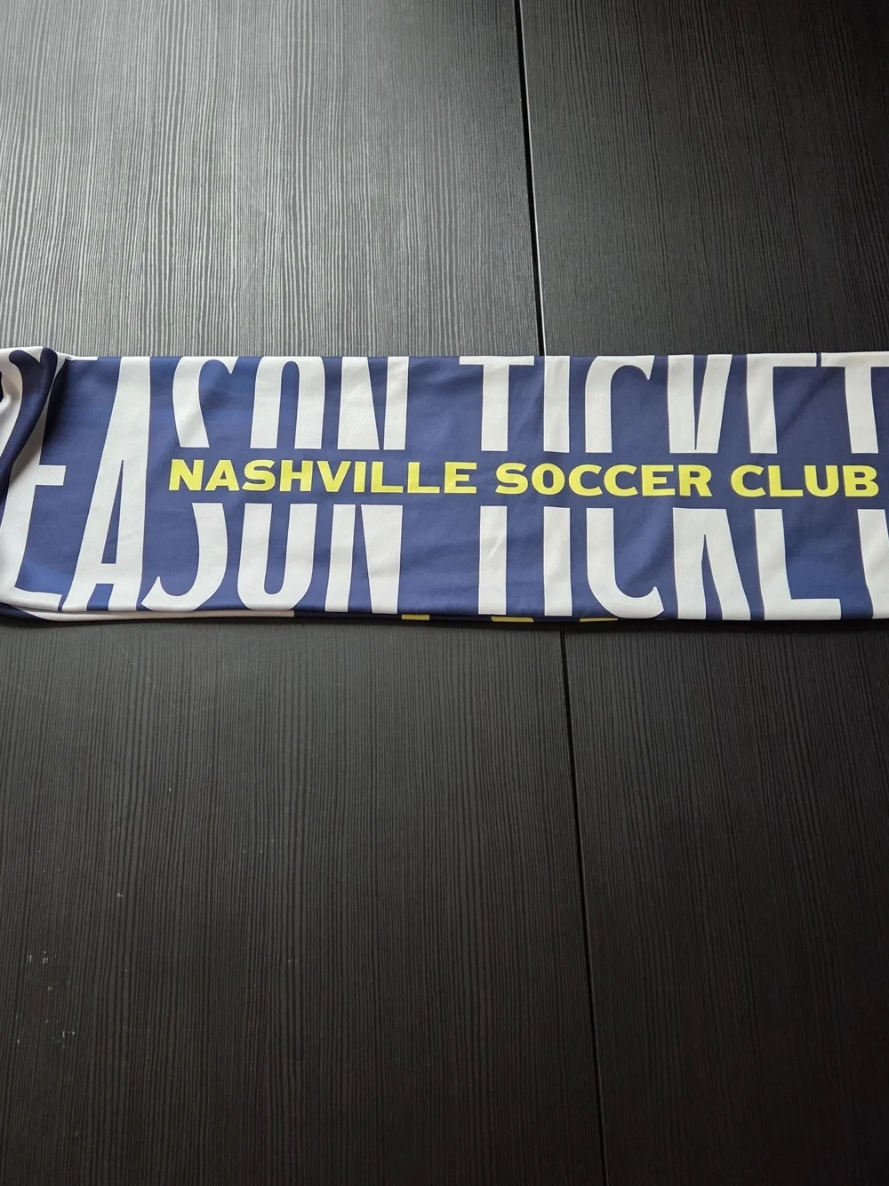 Official Nashville Soccer Club 2025 Season Ticket Holder Gear Scarf One Size
